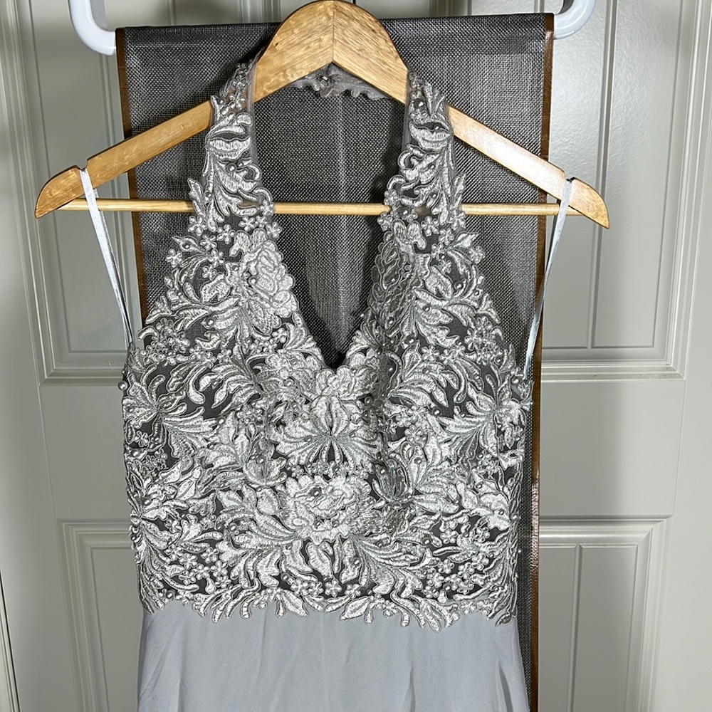 Special occasion gray dress- Women’s 8